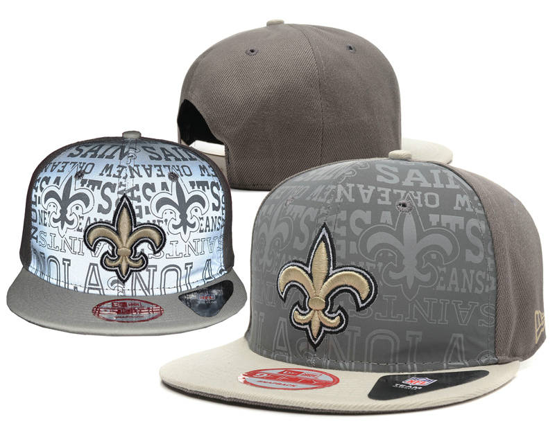 New Orleans Saints Reflective Snapback Hat SD 0721